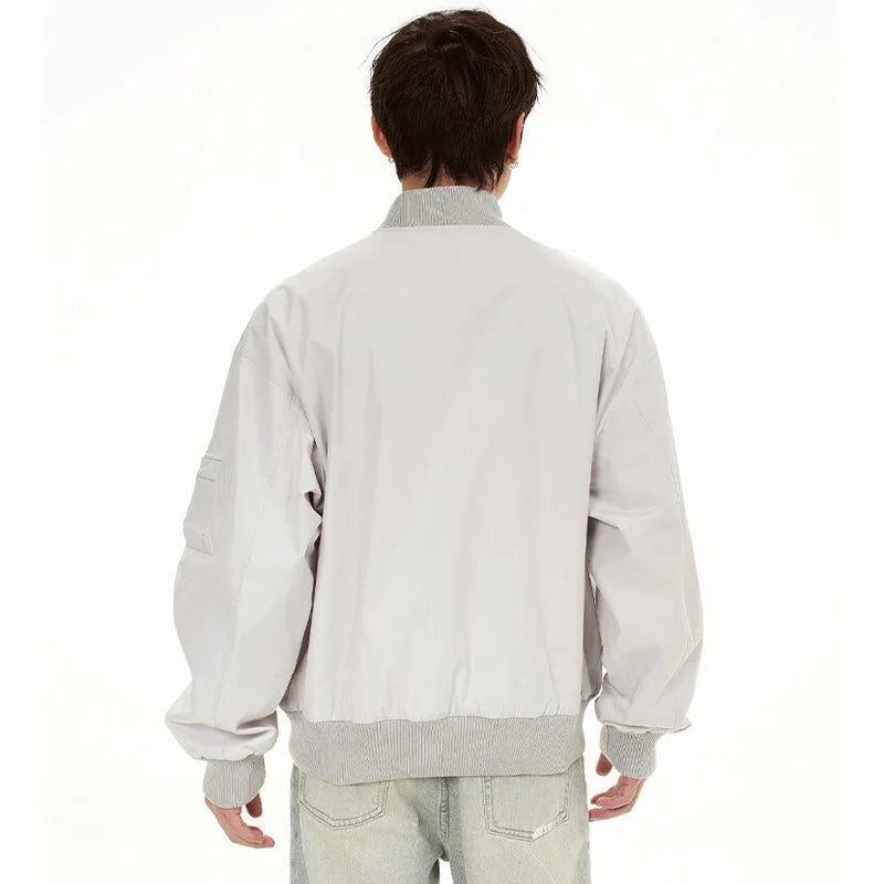 spring autumn cleanfit bomber jacket men streetwear fashion loose casual hip hop short cargo motorcycle jacket women coat multi-pocket cargos