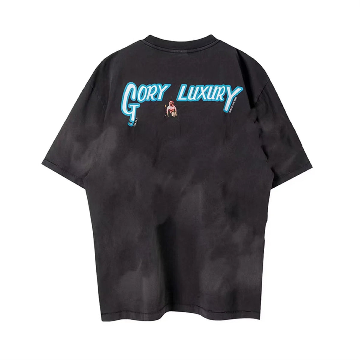 90s Summer Vintage Style Pentagram printed washed vintage Retro Quality short sleeved T-shirt Tops For Men Street King Limited