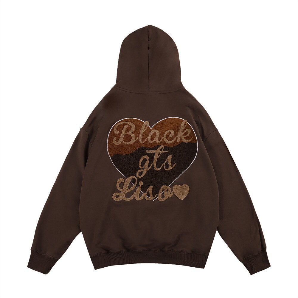 "Lisa" Unisex Men Women Streetwear Graphic Hoodie Daulet Apparel