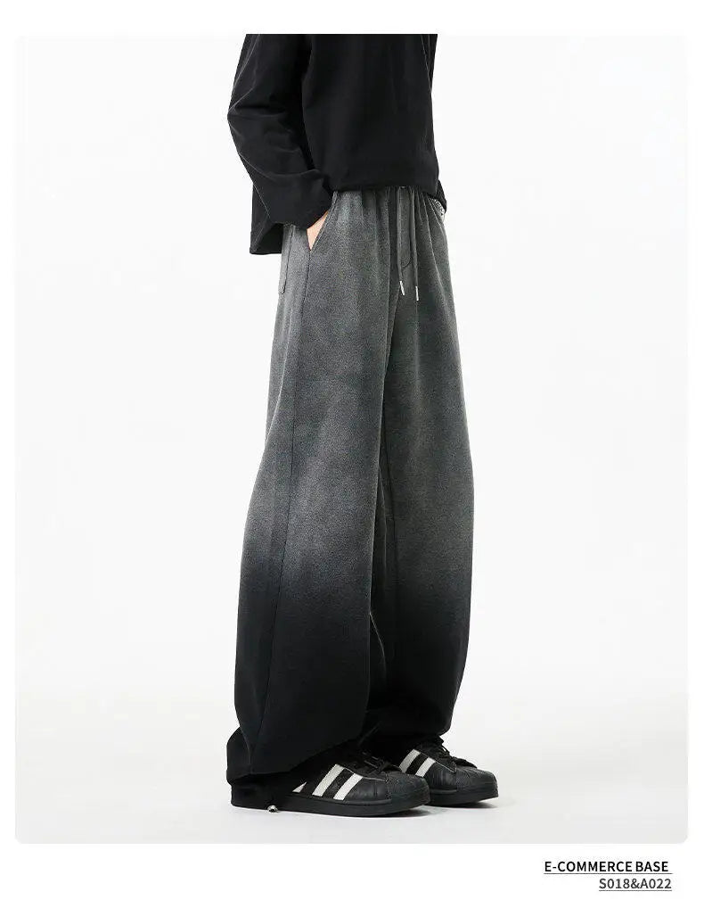 gradient sport pant men women loose casual streetwear fashion hip hop track jogger sweatpants couple plus size trousers unique joggers style 1541