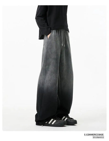 gradient sport pant men women loose casual streetwear fashion hip hop track jogger sweatpants couple plus size trousers unique joggers style 1541