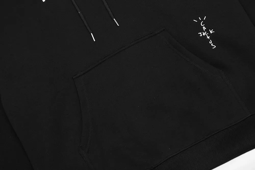 Front Pocket Cactus Jack Pullover Hooded Sudaderas Men and Women High Street Ropa Hombre Hoodies Oversized Loose Sweatshirts Street King Limited