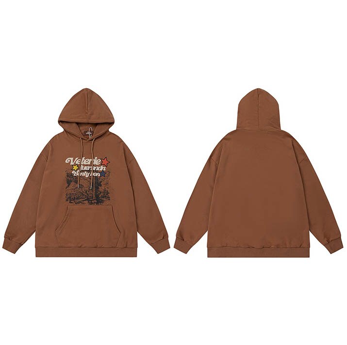 "Desert Land" Unisex Men Women Streetwear Graphic Hoodie Daulet Apparel