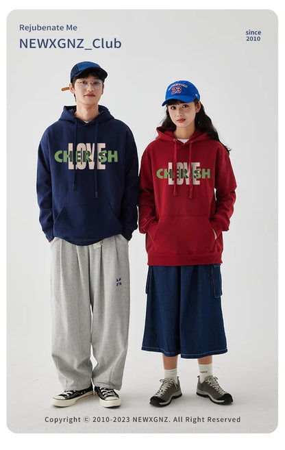 Sadcore Washed Cold Hoodie Oversized Daily Look