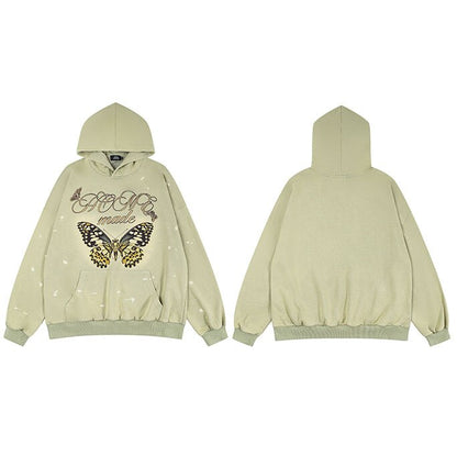 "Diamond City" Unisex Men Women Streetwear Graphic Hoodie Daulet Apparel