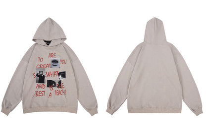 "Be What You Are" Unisex Men Women Streetwear Graphic Hoodie Daulet Apparel
