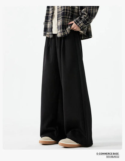 men women loose casual streetwear fashion wide leg sport pants jogger sweatpants hip hop trousers baggy pants unique joggers style 1586