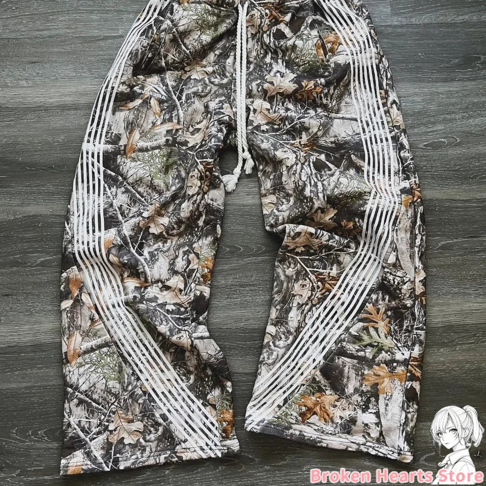 y2k retro camo graphic baggy pants gothic hip hop streetwear sweatpants casual pants womens mens elastic waist jogging trousers casual joggers