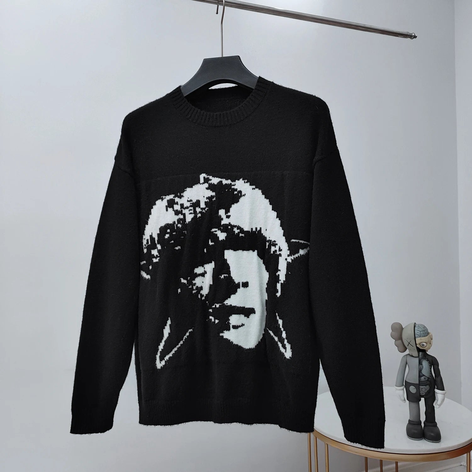 New 2023 Men Luxury Riches Black Gentleman Classic Cotton Knit Casual Sweaters Pullover Asian Size High Drake #593 Street King Limited