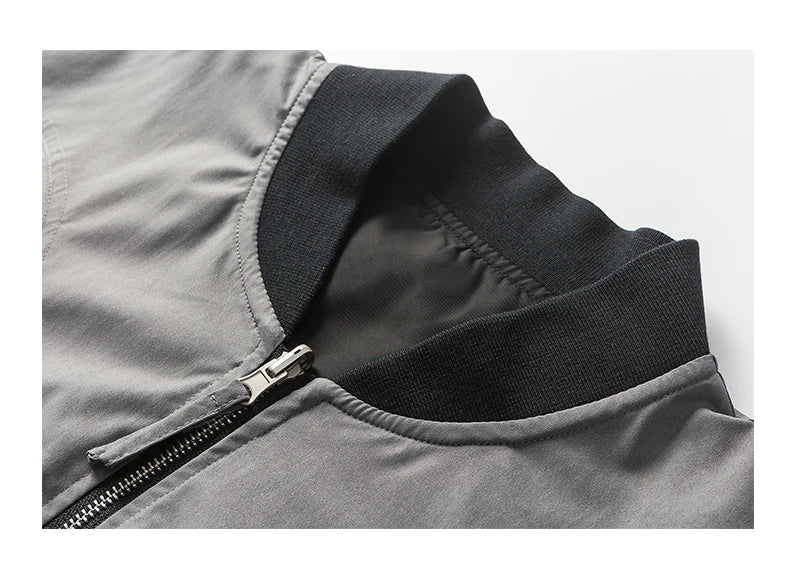 double side wearable men spring autumn streetwear fashion loose casual cargo bomber jacket boyfriend cleanfit coat outerwear utility cargo pants