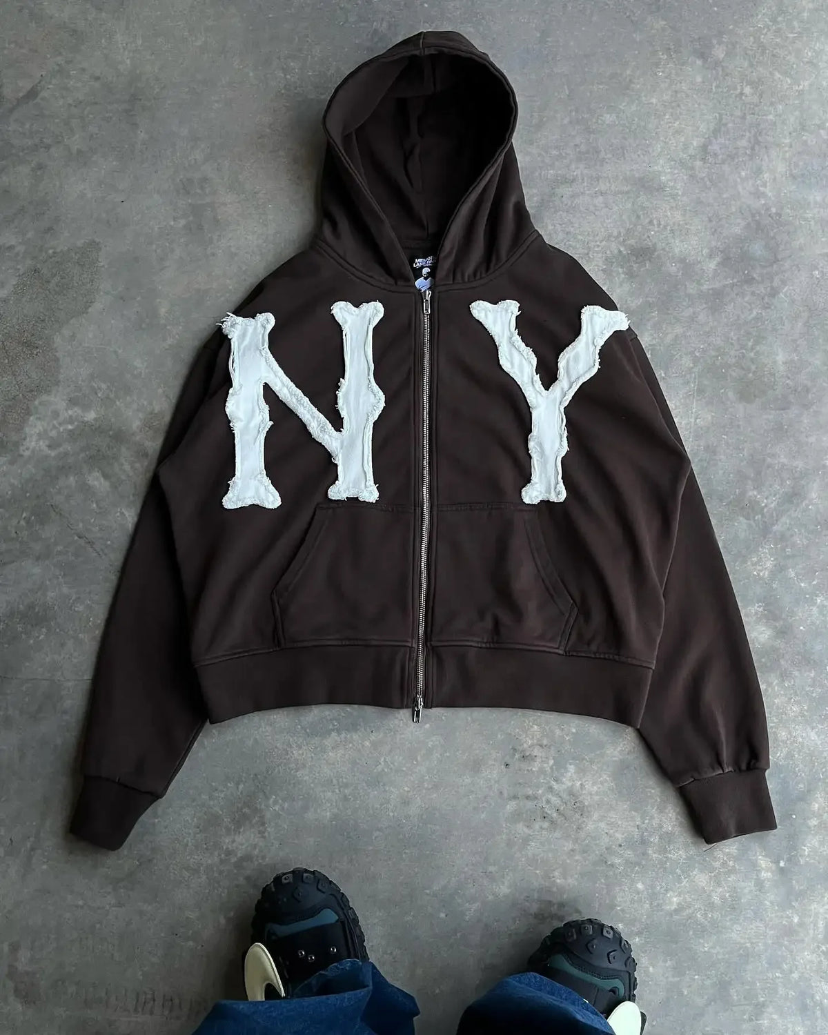 Winter American Gothic Men's Personalized Hooded Sweatshirt and Sweatpants Two-piece Set Trendy Y2K Niche Sports Men's Top Street King Limited