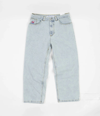 y2k gothic polar big boy baggy jeans cartoon embroidery streetwear mens womens fashion denim pants hot sell wide leg trouser unique jeans style 3831