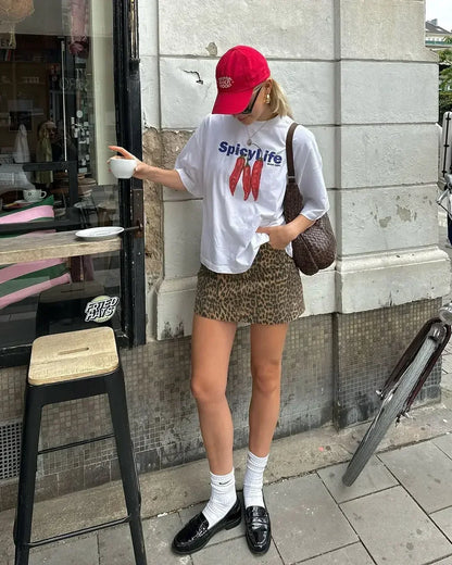 Spicy Life Graphic T Shirts Oversized Y2k Tops Gothic 2024 Pro Choice Casual Streetwear Couples Harajuku Popular Men Clothing Street King Limited