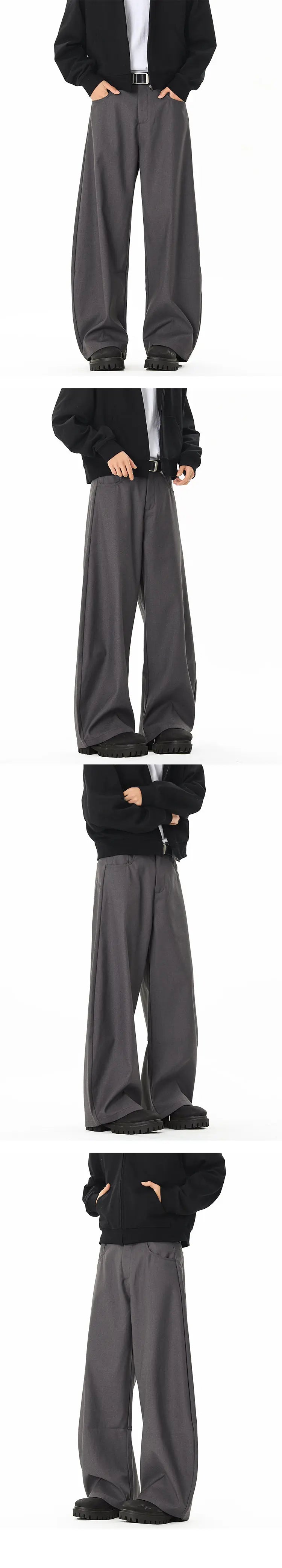 men streetwear fashion loose casual vibe hip hop black gray suit pant women harem pants trousers unique default style 1930