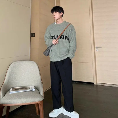 Korean Basic Ins Solid Color Stand-up Collar Vest for Men Autumn and Winter Thickened Versatile Y2K Warm Sleeveless Jacket Street King Limited