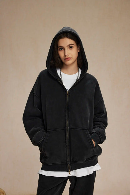 Batik fleece zippered hoodie Street King Limited