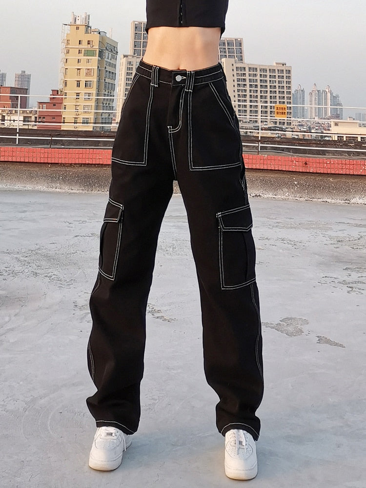 "Patched" Unisex Men Women Streetwear Denim Pants Daulet Apparel