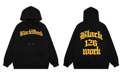 "Back To Work" Unisex Men Women Streetwear Graphic Hoodie Daulet Apparel