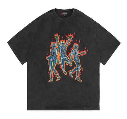 Rainbowtouches 2022 Summer Half-Sleeve T-Shirt Unisex High Street Vintage Graphic T Shirts Loose Casual Street Fashion Hip Hop Street King Limited