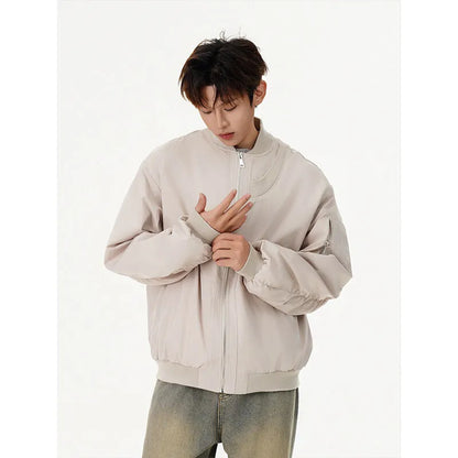 fashion spring autumn jacket men women streetwear fashion loose casual techwear bomber jacket cityboy baseball coat outerwear urban fashion pants