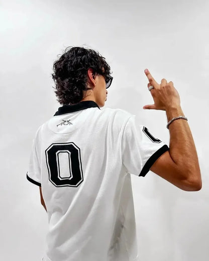 Streetwear American Street Hip Hop Fashion Letter Printed Lapel Short Sleeved Y2K 2024 American Street Hip Hop Fashion Letter Printed Lapel Short Sleeved Y2K Rock Punk Retro Casual Loose Polo Shirt Tops Men Fashion Sweater Jacket With Graphic Design For Men