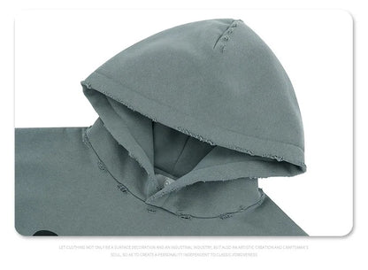 24AW printed fleece hoodie Street King Limited