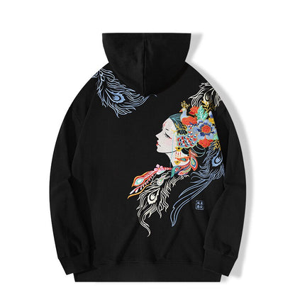 "Falling Down" Unisex Men Women Streetwear Graphic Hoodie Daulet Apparel