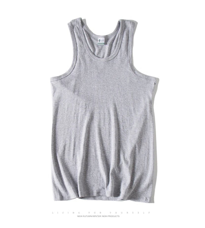 Hot Sale 3pcs / 100% Cotton Mens Sleeveless Tank Top Solid Muscle Vest Undershirts O-neck Gymclothing Tees Whorl Tops Street King Limited