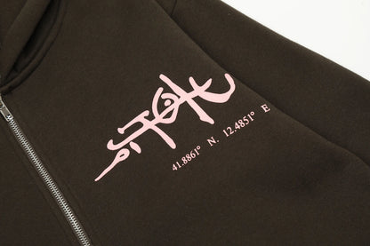 new 2023 men rib sleeve utopia oil painting high couple baseball coats jackets hoody thicken coat motor pilot winter warm 673 unique default style 163