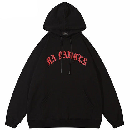 "Red Clouds" Unisex Men Women Streetwear Graphic Hoodie Daulet Apparel