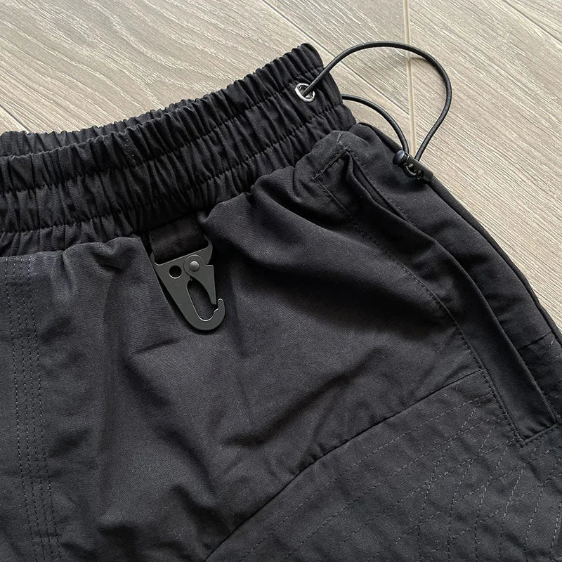 Whoisjacow High Quality 1:1 Men's Workwear hollowed out layered functional sports shorts Street King Limited