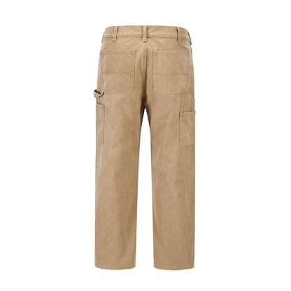High Street Vibe Style Sashes Straight Baggy Cargo Pants for Men Y2K Harajuku Cleanfit Casual Denim Trousers Oversized Jeans Street King Limited