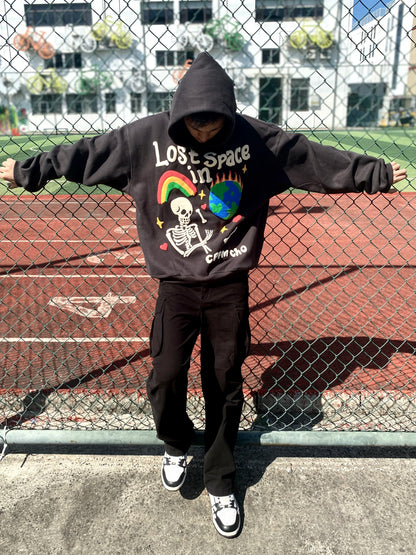 KANYE WEST Brand Fashion CPFM Foam 3D Print "Lost in Space" High-Street Oversized Cotton Hooded Sweatshirt Hoodie For Men Street King Limited