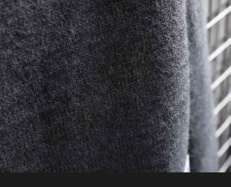 Brand Clothing Men Winter High Quality Knitted Sweaters/Male Slim Fit Solid Color Round Neck Pullover Man Casual Sweaters 3XL Street King Limited