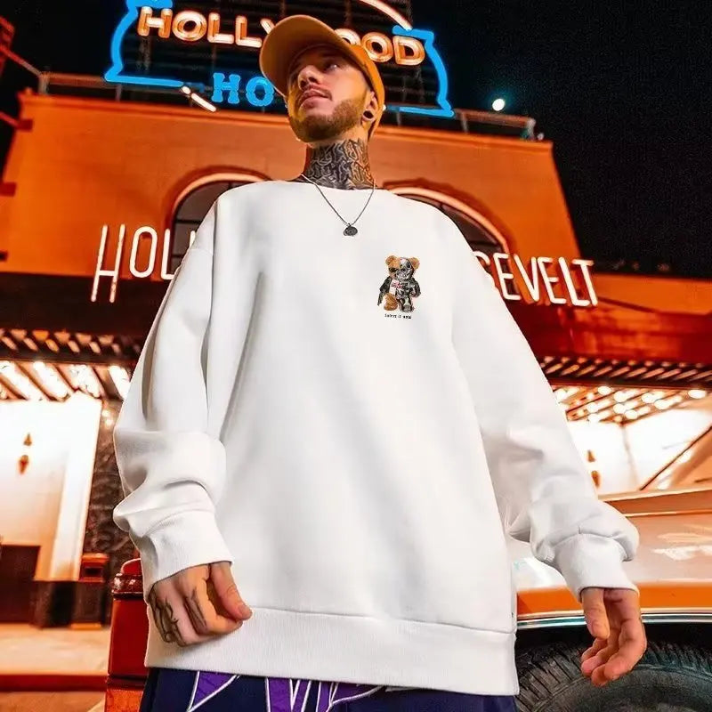 Spring Autumn Long Sleeve Men's Hoodie Fashion Streetwear Printing Pullover Men Casual Men Clothing Harajuku Sweatshirts Men Street King Limited