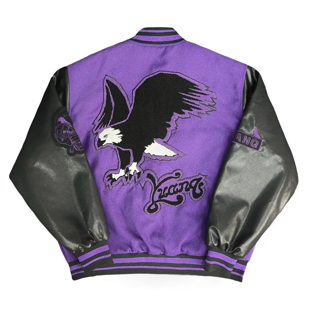 solid color embroidered letter jacket baseball uniform couple wear harajuku style casual loose high street y2k patchwork jacket unique default style 1678