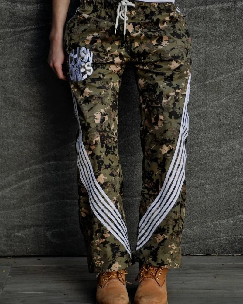 american high street fashion striped letter printed trousers men y2k harajuku retro personality casual oversized wide leg pants unique default style 3334