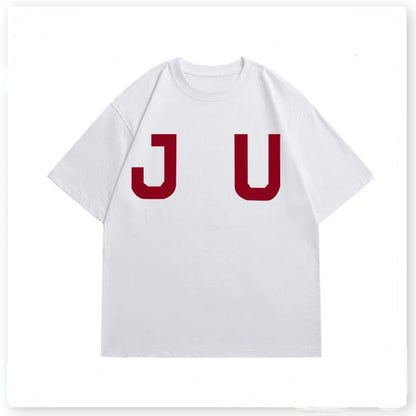 Fashionable Korean Retro Hip-hop Trendy Brand Letter Printed T-shirt Men Ins Niche Design Street Y2K Round Neck Half-sleeved Top Street King Limited