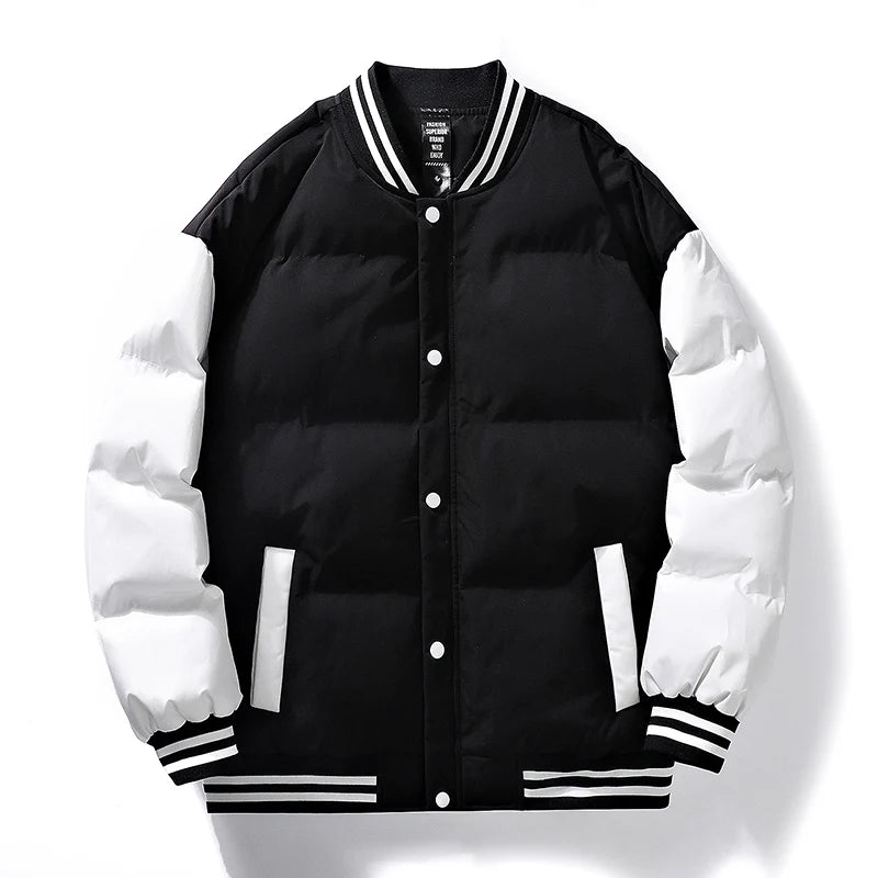 men puffer jacket winter outdoor thick quality coat male bubble bomber coat for men unique default style 4493