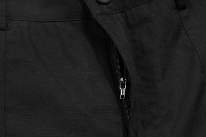 y2k high street flared cargo multi pocket detachable workwear pants for men and women solid ropa hombre overalls oversized unique cargo style 356