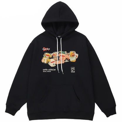 "Have A Nice Day" Unisex Men Women Streetwear Graphic Hoodie Daulet Apparel