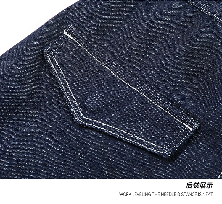men autumn summer streetwear fashion plus size loose casual straight cargo jeans pant campus boy jeans trousers unique cargo style 2282