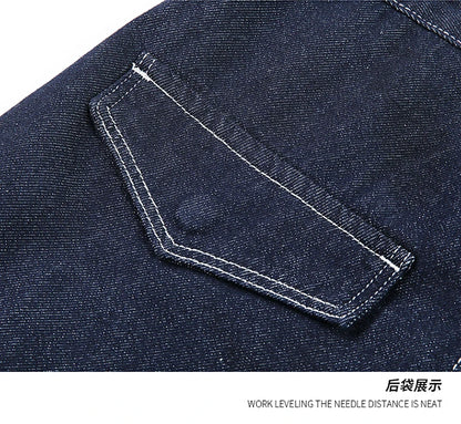 men autumn summer streetwear fashion plus size loose casual straight cargo jeans pant campus boy jeans trousers unique cargo style 2282