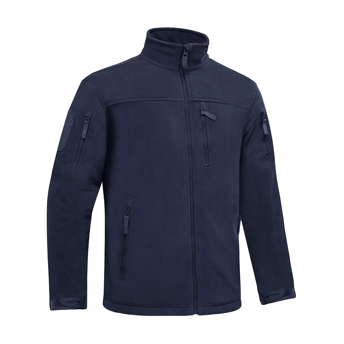 winter fleece jacket mens zipper pockets work jacket thermal warm full zip fishing hiking coats outwear man windbreaker unique default style 4416
