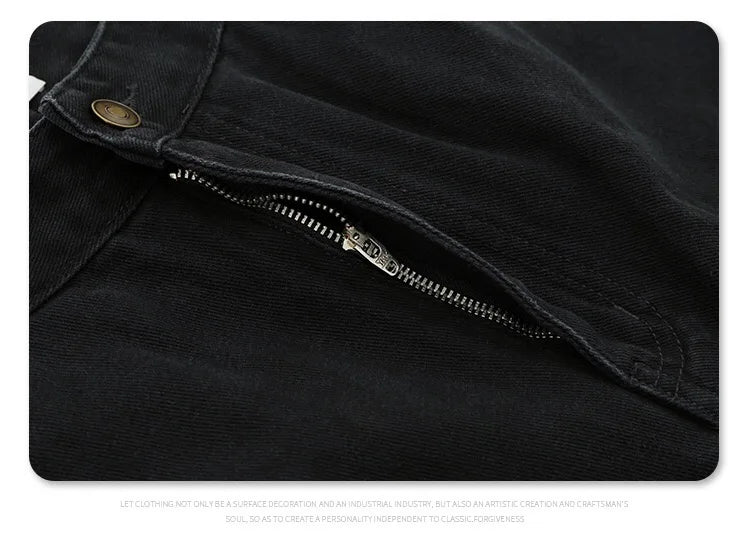 Washed and worn multi-pocket cargo jeans Street King Limited