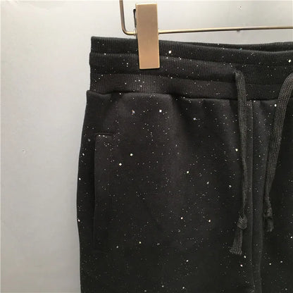 high new novelty luxury men 2022 classic shiny sky stars comfortable cotton parkour sweat casual pants sweatpants d48 unique joggers style 4260