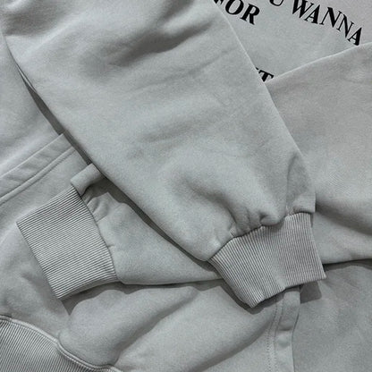 Monogrammed fleece hoodie Street King Limited