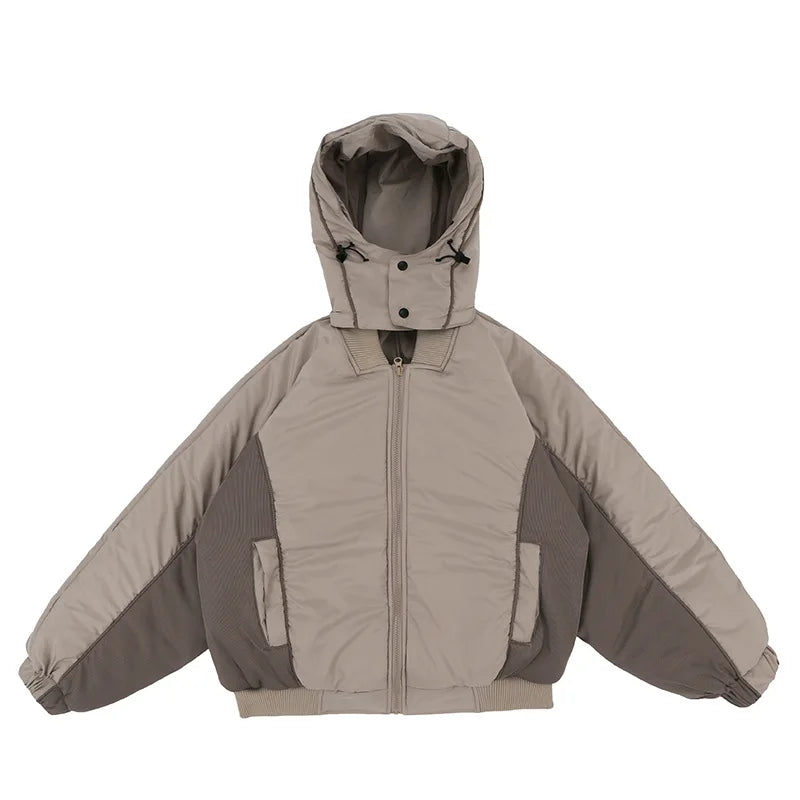 Brand New 2023 Mens Ninja Functional Dual Zipper Parkas Windproof Hooded Jacket Puffers Pockets Outdoor Work Coats Thicken #633 Street King Limited