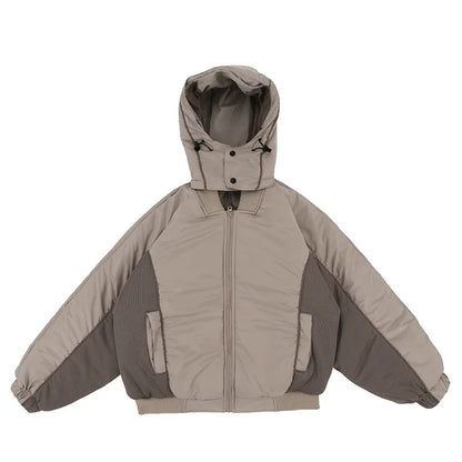 Brand New 2023 Mens Ninja Functional Dual Zipper Parkas Windproof Hooded Jacket Puffers Pockets Outdoor Work Coats Thicken #633 Street King Limited