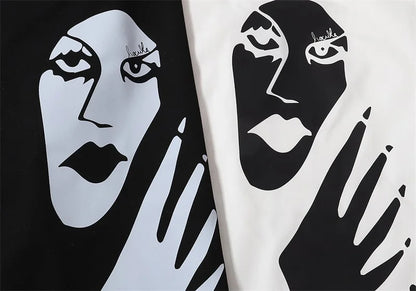 HACULLA T Shirts Men Woman Spring Summer White 1:1 Good Quality O-Neck Casual Vintage Top Tees Street King Limited